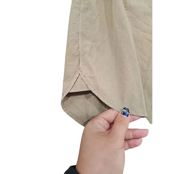 PAIGE RORY REGULAR-FIT COTTON SHIRT IN BEIGE ASH SZ XXL - Picture 6 of 8